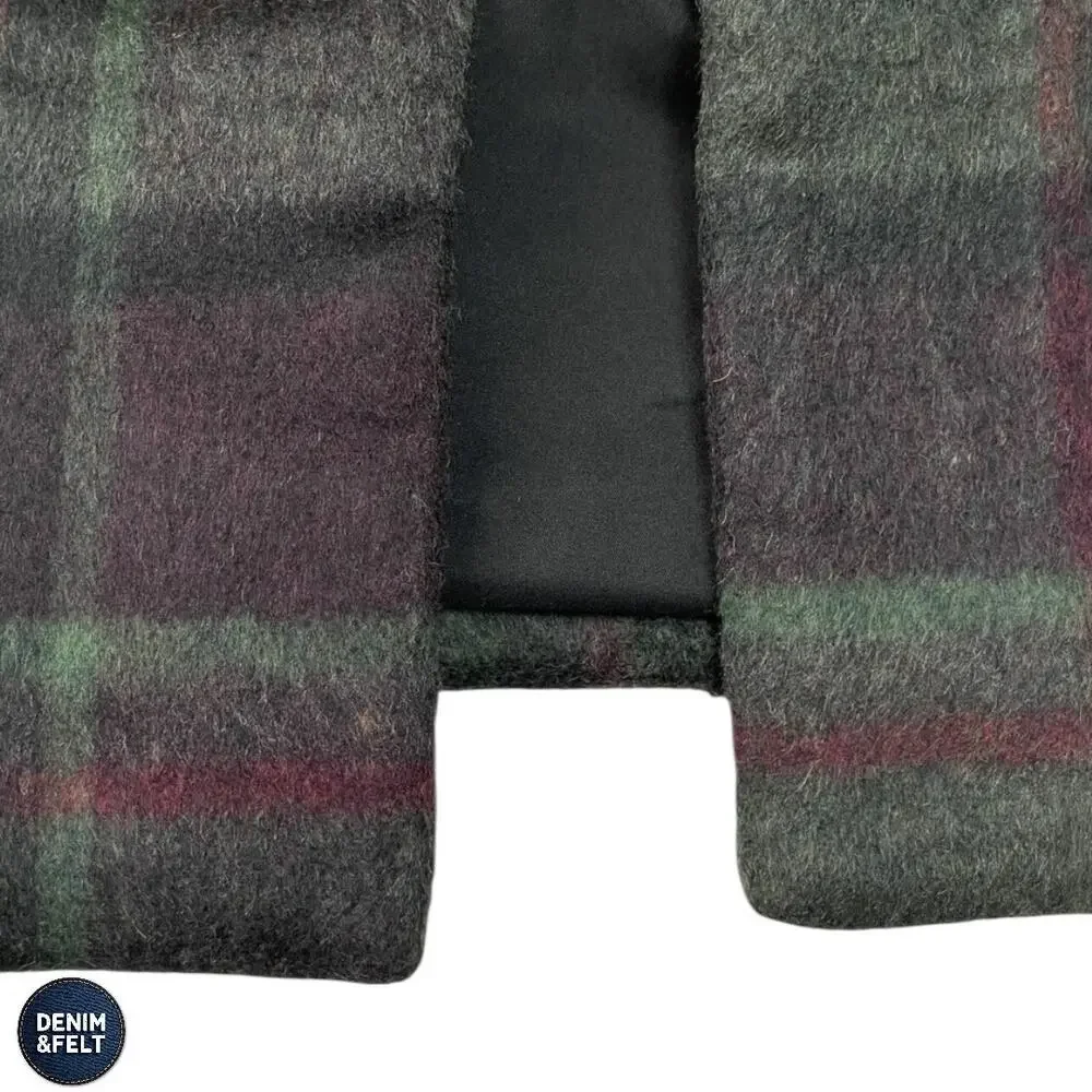 Tuckernuck Forest Plaid Wool Rhoda Midi Dress Sleeveless Classic Fall Winter - Picture 13 of 16